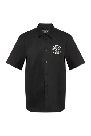 VERSACE ロコエンフレムシャツ 77GALY11CN002 899 Versace Jeans Couture Shirt with logo | Men's Clothing | Vitkac